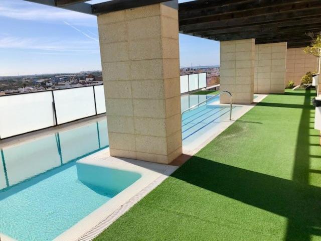 Appartamento GATU Ático Vistas Marineras parking, piscina, terraza, wifi El Puerto de Santa María Esterno foto